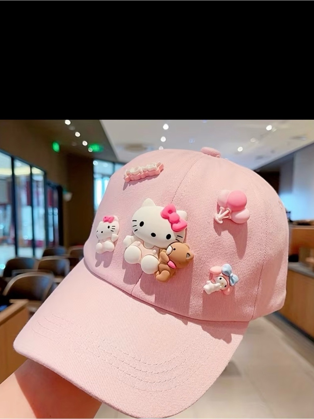 NWT Pink 3D Cute Critter Baseball Cap | Kids Casual Hat